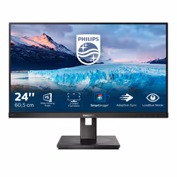 Philips S Line 242S1AE/00 LED display 23.8" Full HD Nero - Vista aggiuntiva 7