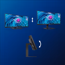 Philips E Line 346E2CUAE/00 34" Wide Quad HD+ LCD Nero - Vista aggiuntiva 5