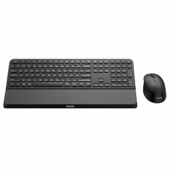 Philips 6000 series SPT6607B/34 tastiera Mouse incluso Casa RF senza fili + Bluetooth Nero - Vista aggiuntiva 4