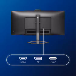 Philips 5000 series 34E1C5600HE/00 LED display 34" 4K Ultra HD Nero - Vista aggiuntiva 4