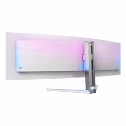 Philips Evnia 8000 49M2C8900L/00 48.9" Dual QHD QD-OLED Bianco - Vista aggiuntiva 6
