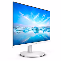 Philips V Line 241V8AW/00 23.8" Full HD LCD Bianco - Vista aggiuntiva 6