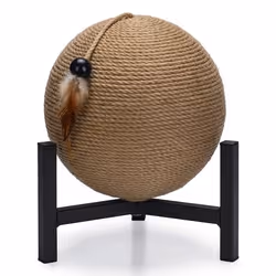Designed by Lotte 409165, Tiragraffi per gatto, Libera installazione, Legno, Metallo, Juta, 270 mm
