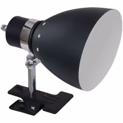 La lampada a morsetto nera industriale della serie Spring di Steinhauer offre una soluzione di illuminazione versatile con un ...