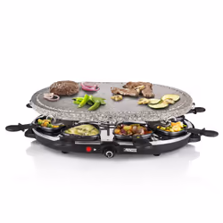Princess 162720 Raclette 8 Oval Stone Grill Party - Vista aggiuntiva 5