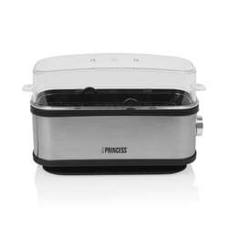 Princess 01.262045.01.001 Pentolino per uova 3 uovo/uova 210 W Nero, Argento