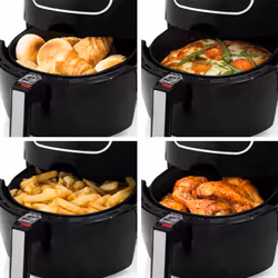 Princess 01.183017.01.650 friggitrice Singolo 6 L 1700 W Friggitrice ad aria calda Nero - Vista aggiuntiva 4