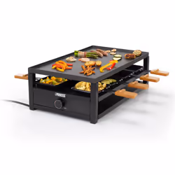 Princess 162655 griglia per raclette 8 persona(e) 1300 W Nero