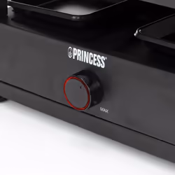 Princess 162655 griglia per raclette 8 persona(e) 1300 W Nero