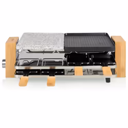 Princess 162635 griglia per raclette 8 persona(e) 1300 W Nero, Grigio, Legno - Vista aggiuntiva 4