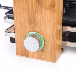 Princess 162635 griglia per raclette 8 persona(e) 1300 W Nero, Grigio, Legno - Vista aggiuntiva 5