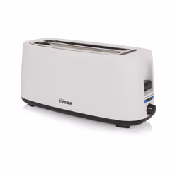 Tristar BR-1057, 4 fetta/e, Bianco, Plastica, Pulsanti, Manopola, 1400 W, 230 V