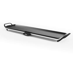 Griglia da tavolo slim XL - Ampia superficie di cottura di 90 x 23 cm - Termostato regolabile - Rivestimento antiaderente - Vassoio raccogligrasse