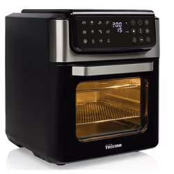 Tristar Heißluft-Ofen Kontrollleuchte Timerfunktion 12 l, Friggitrice ad aria calda, 12 L, -13 kg, 200 °C, Singolo, Nero, Acc ...
