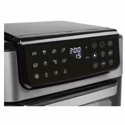 Tristar Heißluft-Ofen Kontrollleuchte Timerfunktion 12 l Singolo Indipendente 1800 W Friggitrice ad aria calda Nero, Acciaio inox