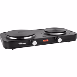 Dettagli tecnici Colore Nero Potenza (dettagli) 1500 W Ulteriori dati tecnici Piastra di cottura Ø 18.5 cm + 15.5 cm Lunghezz ...