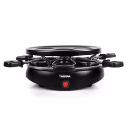 Tristar RA-2998 Raclette tonda, 8 persona(e), Nero, Rotondo, Pulsanti, 0,8 m, 800 W
