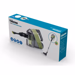 Tristar SZ-1918 scopa elettrica Aspirapolvere a bastone 2 in 1 AC Secco Senza sacchetto 400 W Nero, Verde - Vista aggiuntiva 7