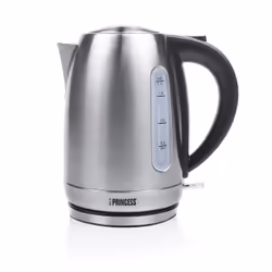 Princess 236018 Bollitore acciaio inox, 1,7 L, 2200 W, Acciaio inox, Acciaio inox, Indicatore del livello dell'acqua, Arresto ...