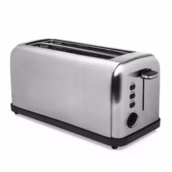 Princess 142389 Tostapane lungo doppio, 2 fetta/e, Nero, Acciaio inox, Acciaio inox, Pulsanti, 1750 W, 220 - 240 V