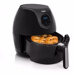 Princess 01.182051.01.001 friggitrice Singolo 5,2 L Indipendente 1700 W Friggitrice ad aria calda Nero, Argento