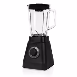 Princess 212085 Frullatore Acciaio Nero, Frullatore da tavolo, 1,5 L, Funzione PULSE, Tritaghiaccio, 1000 W, Nero, Trasparent ...