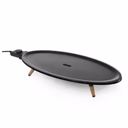 Princess 103200 Table Chef Elypse Pure, Da tavolo, Nero, Alluminio, 4 persona(e), Type F (CEE 7/4), 2 m