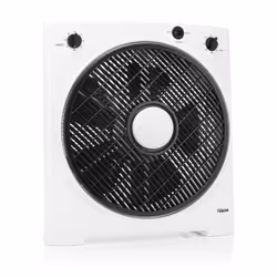 Tristar VE-5858 Ventilatore Box, Ventilatore domestico con pale, Nero, Bianco, Pavimento, Plastica, 59,16 dB, 1 m³