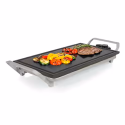 Princess 01.103150.01.001 griglia di cottura elettrica Libera installazione 1500 W Argento, Colore della pietra