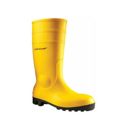 Stivali Sicurezza Pvc Ginocchio Giallo Puntale e Lamina Acciaio Misura 42 - Dunlop