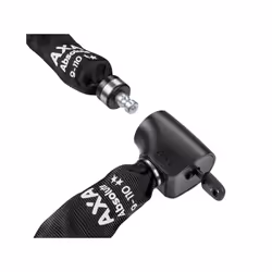AXA 5011686 antifurto per bicicletta Nero, Bianco 470 mm Blocco per catena