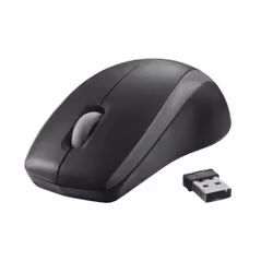 Trust Carve, Ambidestro, Ottico, RF Wireless, Nero