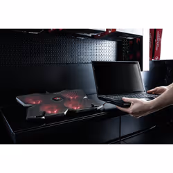 Trust GXT 278 base di raffreddamento per laptop 17.3" Nero - Vista aggiuntiva 7