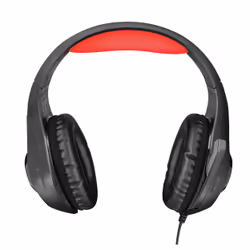 Trust GXT 313 Auricolare Cablato A Padiglione Gaming Nero, Rosso