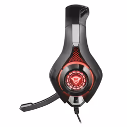 Trust GXT 313 Auricolare Cablato A Padiglione Gaming Nero, Rosso