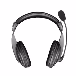 Trust 21661 cuffia e auricolare Cablato A Padiglione Musica e Chiamate Nero