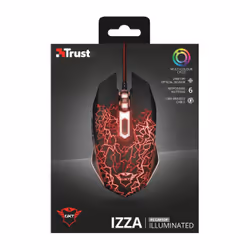 Trust GXT 105 mouse Gaming Ambidestro USB tipo A 2400 DPI - Vista aggiuntiva 5