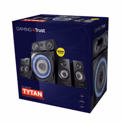 Trust GXT 658 Tytan 5.1 set di altoparlanti 90 W Universale Nero 5.1 canali - Vista aggiuntiva 6