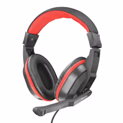 Trust 21953, Cablato, Gaming, 200 g, Auricolare, Nero, Rosso