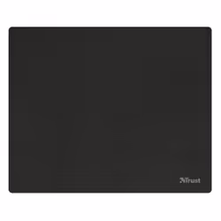 Trust Ziva, Nero, Monocromatico, Gomma, Barra appoggiaferro antiscivolo, Tappetino per mouse per gioco da computer