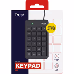 Trust 22221 tastierino numerico Laptop/PC USB Nero - Vista aggiuntiva 4