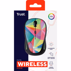 Trust Yvi FX mouse Ufficio Ambidestro RF Wireless Ottico 1600 DPI - Vista aggiuntiva 5