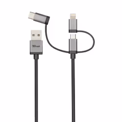 Trust 22693 cavo USB USB 2.0 1 m USB A Micro-USB B Nero, Argento - Vista aggiuntiva 5