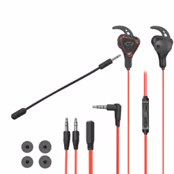 Trust TRU GXT 408 Auricolare Cablato In-ear Gaming Nero, Rosso - Vista aggiuntiva 4