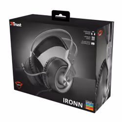 Trust GXT 430 Ironn Auricolare Cablato A Padiglione Gaming Nero - Vista aggiuntiva 7