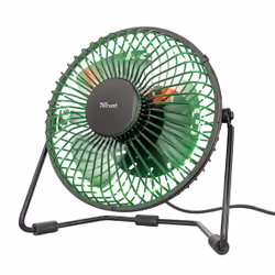 Trust Victu, Ventilatore domestico con pale, Nero, Pavimento, Tavolo, Finestra, Metallo, 60 dB, 2300 Giri/min