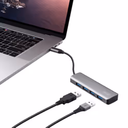 Trust 23328 hub di interfaccia USB 3.2 Gen 1 (3.1 Gen 1) Type-A 5000 Mbit/s Grigio - Vista aggiuntiva 2