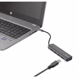 Trust 23328 hub di interfaccia USB 3.2 Gen 1 (3.1 Gen 1) Type-A 5000 Mbit/s Grigio - Vista aggiuntiva 3