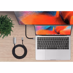 Trust Calyx adattatore grafico USB Nero, Metallico - Vista aggiuntiva 4