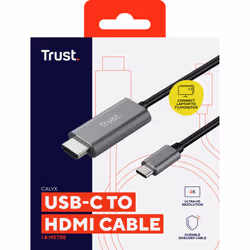 Trust Calyx adattatore grafico USB Nero, Metallico - Vista aggiuntiva 6